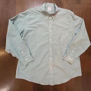 Vintage Brooks Brothers Regent Fit Striped Dress Shirt XXL